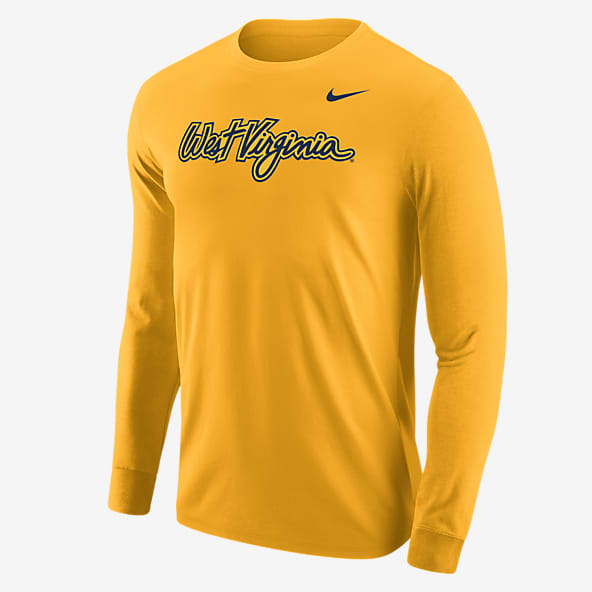 Mens Yellow Tops T Shirts. Nike